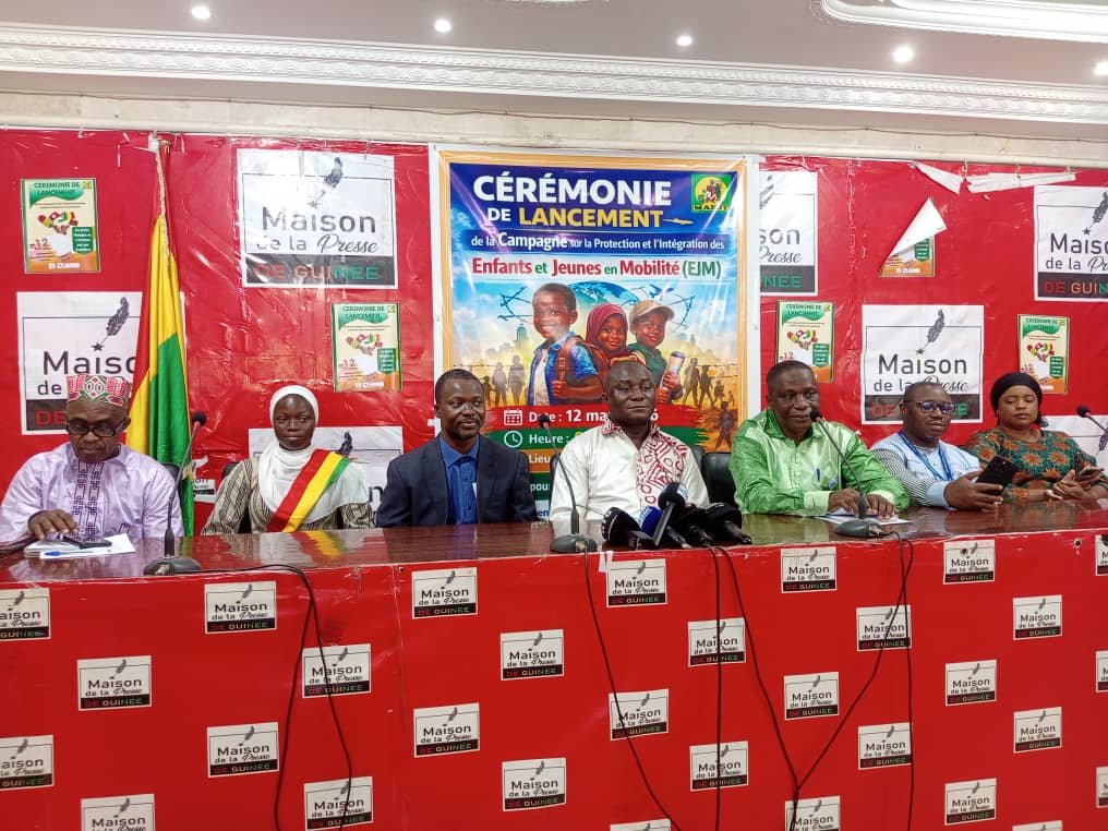 IMG-20260312-WA0050-1 Conakry /Conférence de Presse : MAEJT lance sa Campagne sur la protection des Enfants et Jeunes en mobilité.